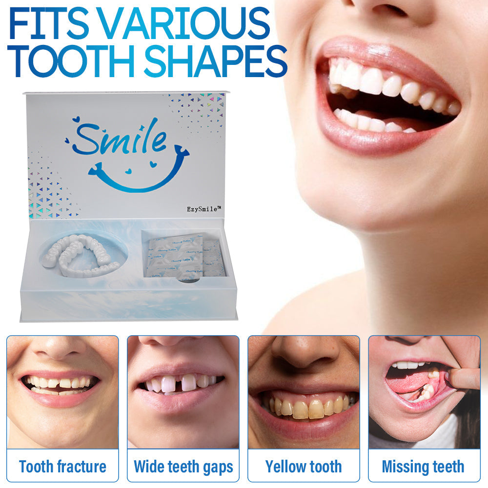 ✅Official Store | EzySmile™ Moldable Dentures and Dedicated Cleaning Tablets⭐Obtain Australian Dental Association (ADA) Certification