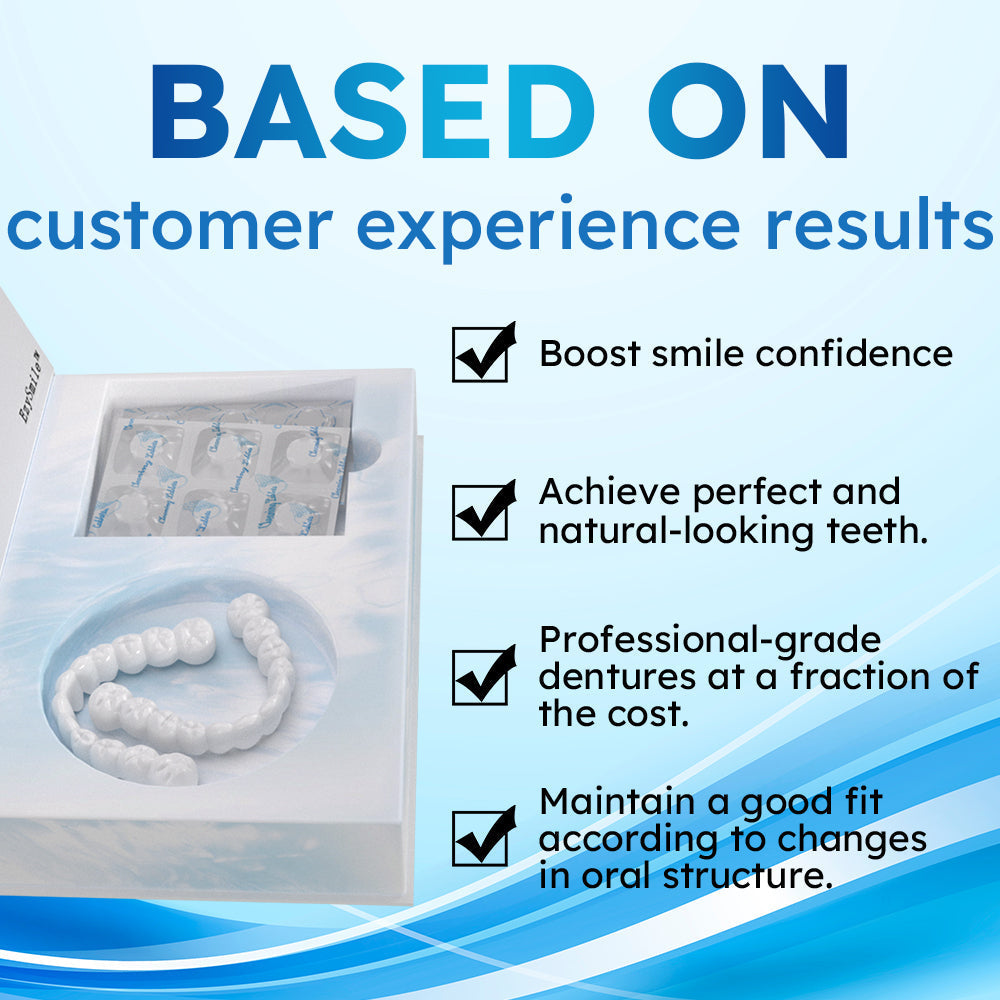 ✅Official Store | EzySmile™ Moldable Dentures and Dedicated Cleaning Tablets⭐Obtain Australian Dental Association (ADA) Certification