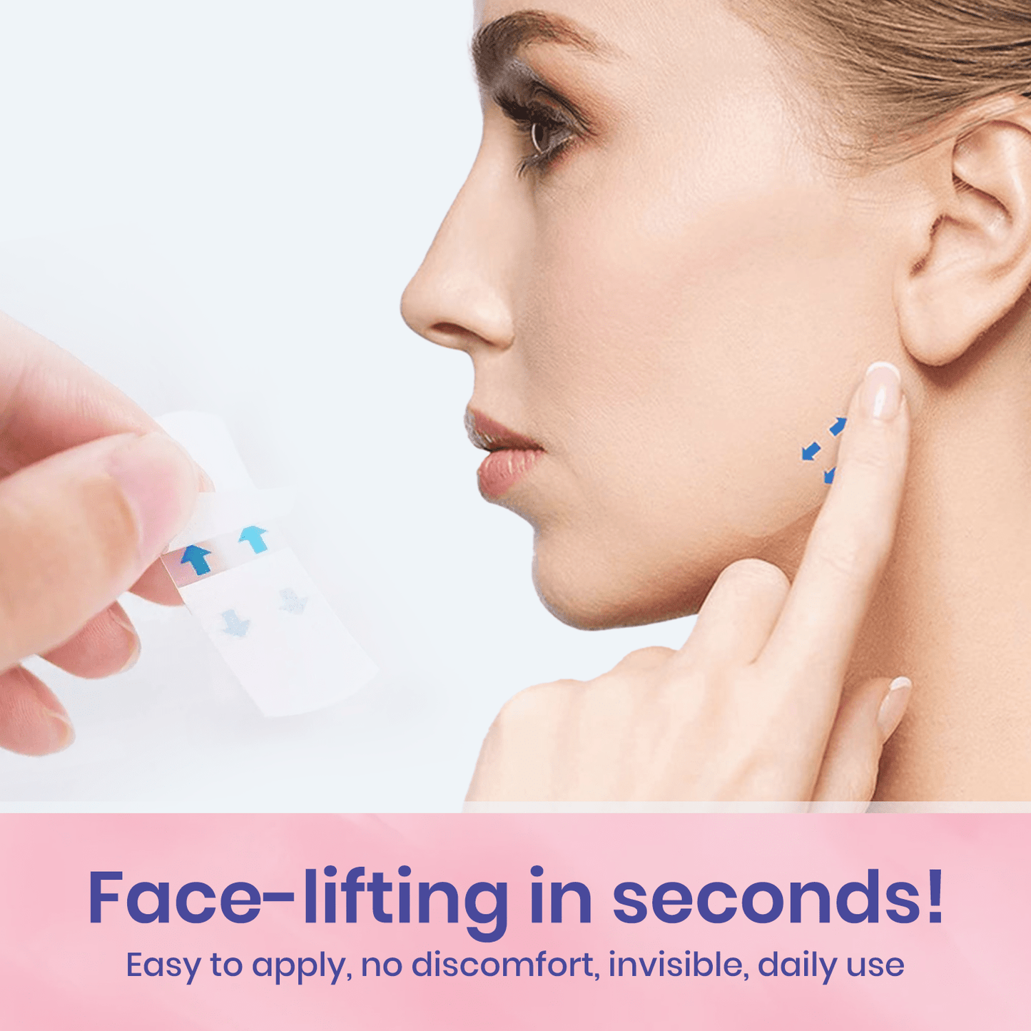 Fubsta™ V-Face Lifting Invisible Adhesive Tape 10 (For Continuous Use, Restores Firmness and Elasticity)