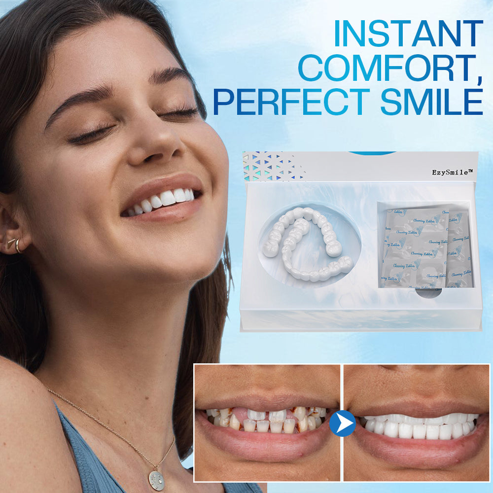 ✅Official Store | EzySmile™ Moldable Dentures and Dedicated Cleaning Tablets⭐Obtain Australian Dental Association (ADA) Certification