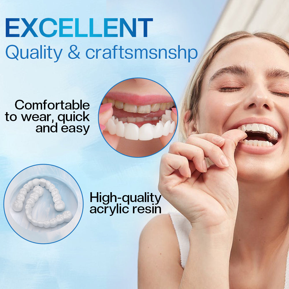✅Official Store | EzySmile™ Moldable Dentures and Dedicated Cleaning Tablets⭐Obtain Australian Dental Association (ADA) Certification