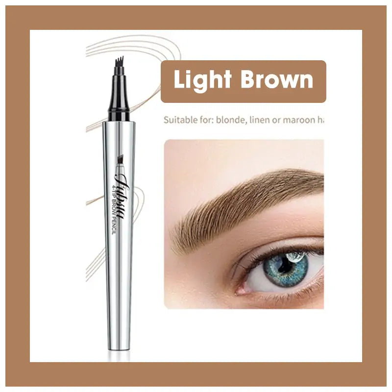 Last day discount 50%OFF - 3D Waterproof Microblading Eyebrow Pen 4 Fork Tip Tattoo Pencil