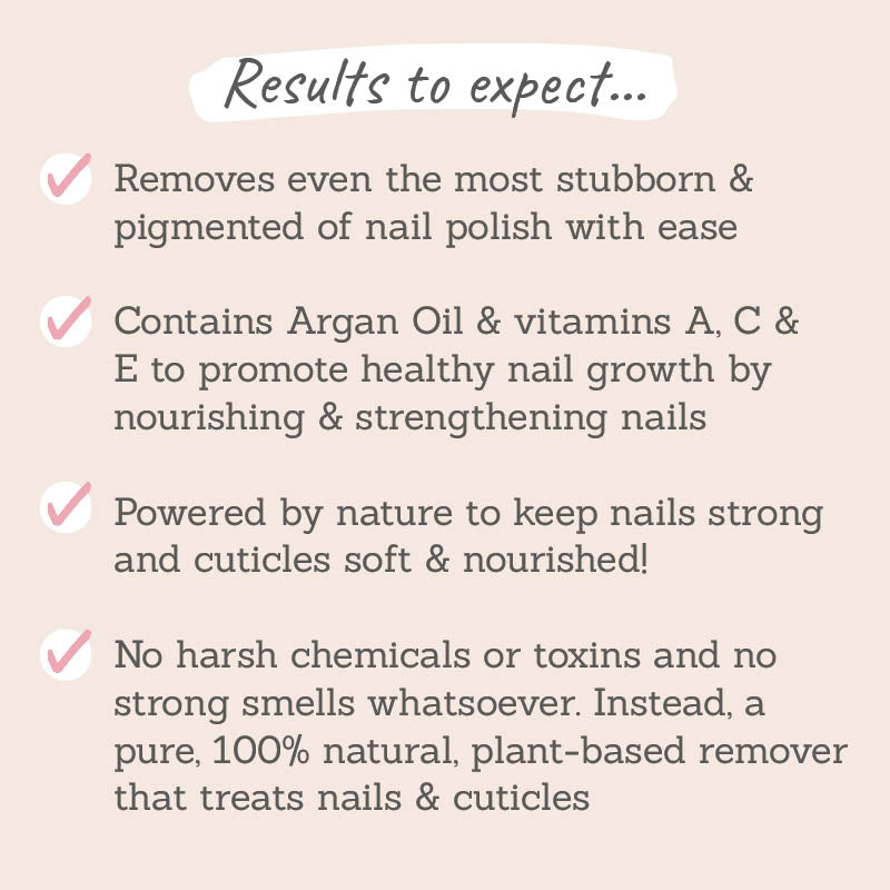 3-in-1 Nail Colour Remover with Pure Argan Oil