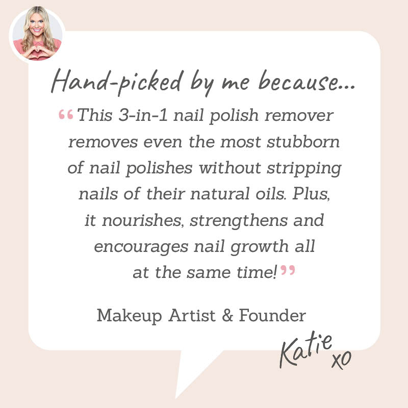 3-in-1 Nail Colour Remover with Pure Argan Oil