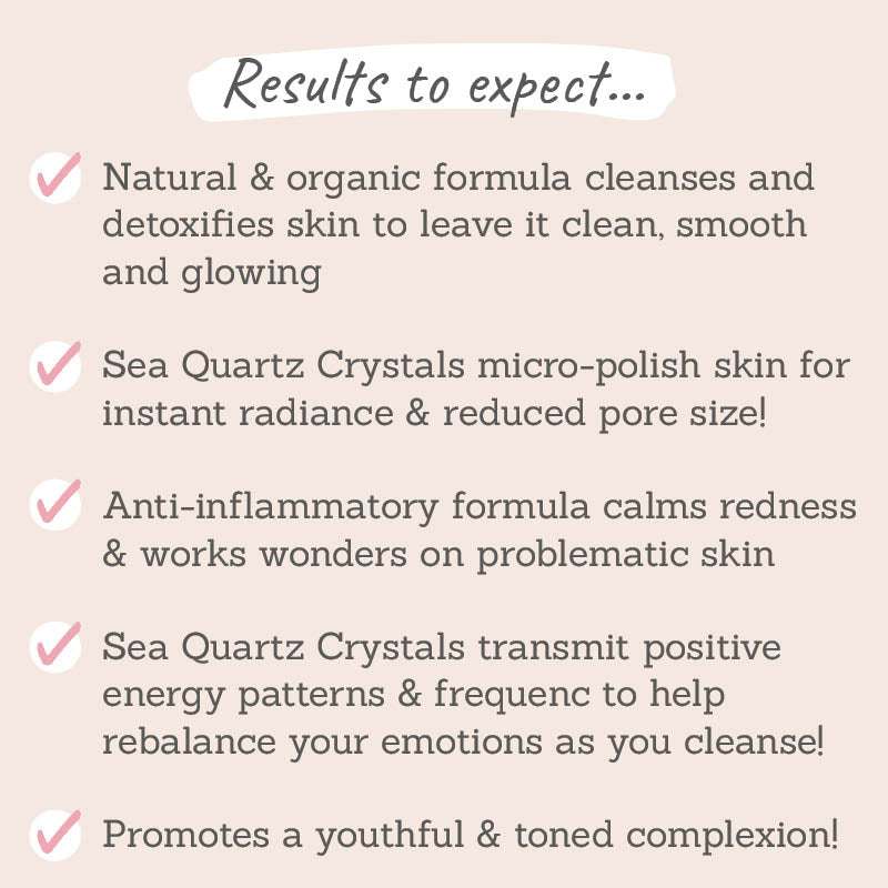 Sea Quartz Crystal Algae Cleanser