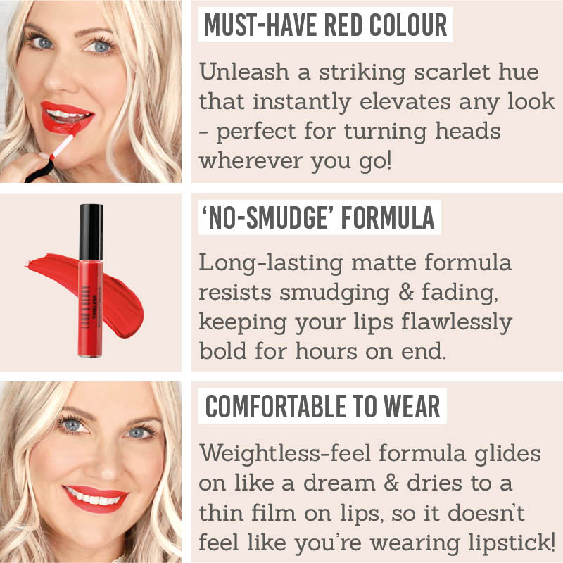 Timeless Kissproof Lipstick in 'Bold Red'