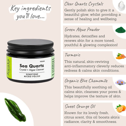 Sea Quartz Crystal Algae Cleanser