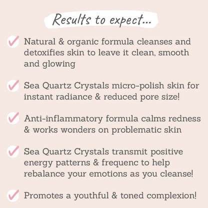Sea Quartz Crystal Algae Cleanser
