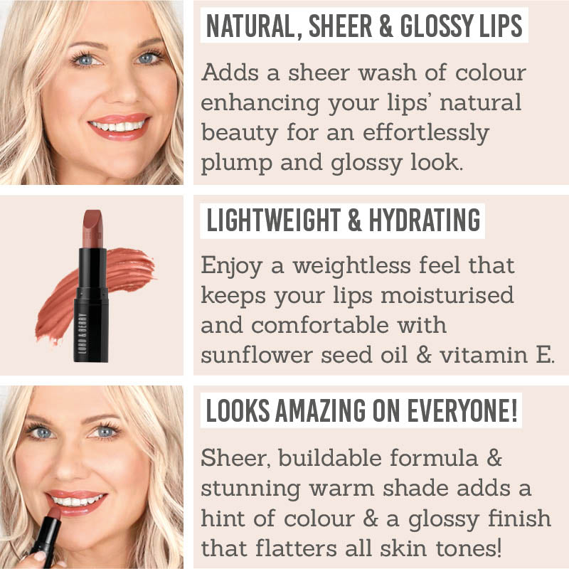 Jamais! Sheer Lipstick in 'Less is More'
