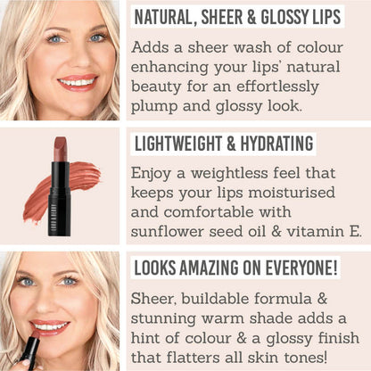 Jamais! Sheer Lipstick in 'Less is More'